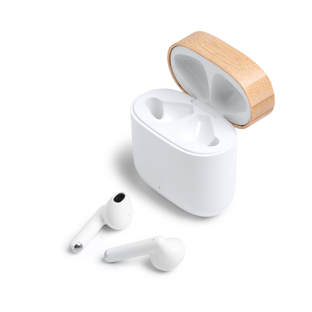 Auricolari Bluetooth in Bambù
