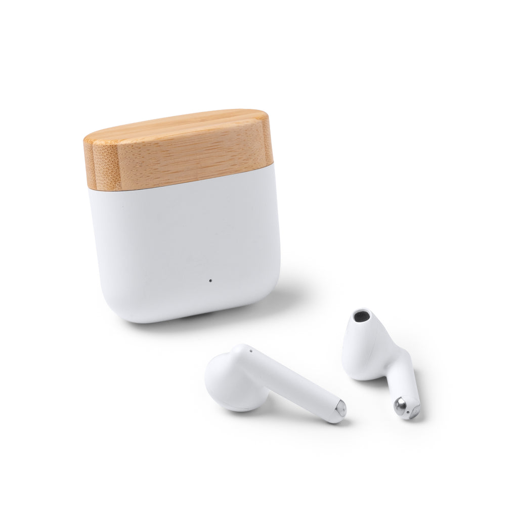 Auricolari Bluetooth in Bambù