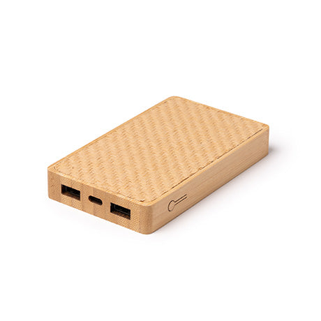 Power Bank in Bambù