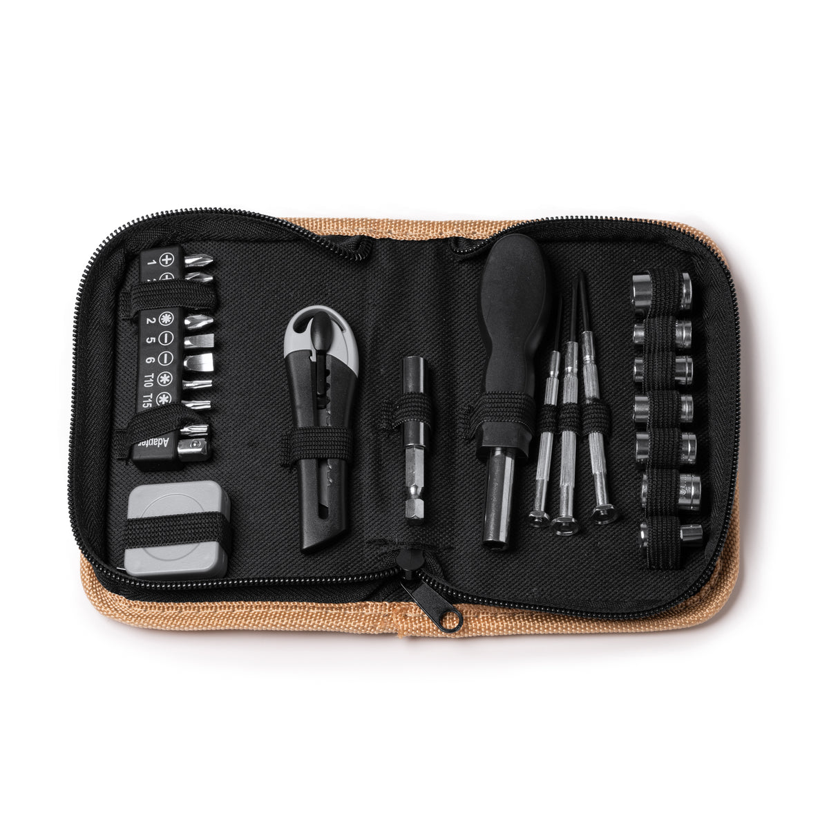Kit Attrezzi Fai da Te in Custodia di Sughero