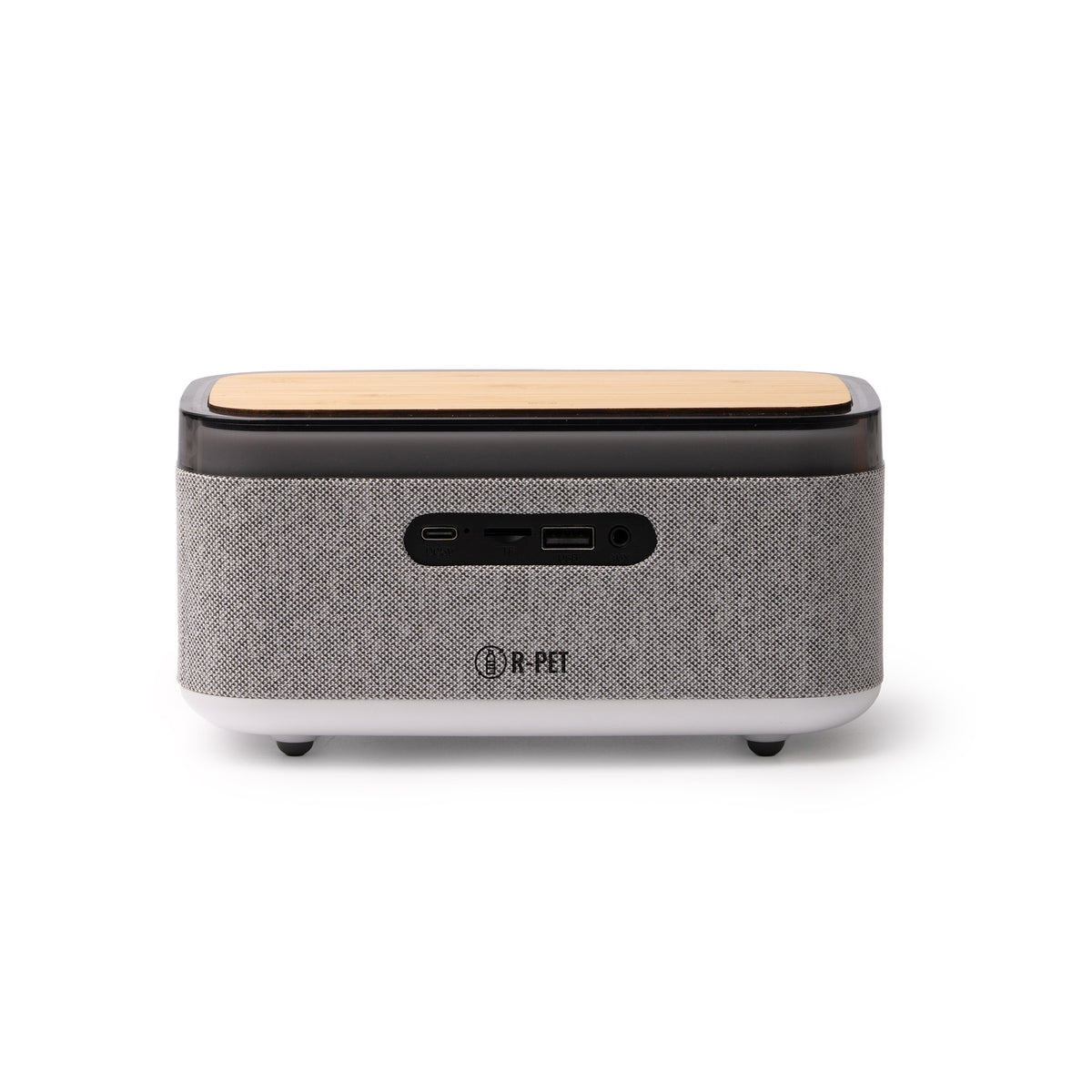 Altoparlante Bluetooth con sveglia, led e ricarica wireless