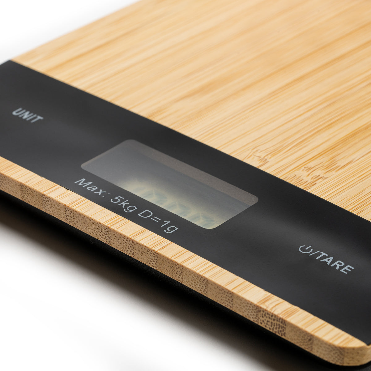 Bilancia da Cucina Digitale in Bambù ad Alta Precisione fino a 5kg
