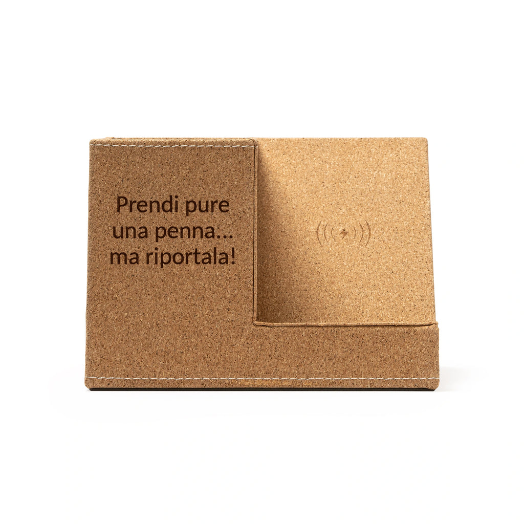 Portapenne con Caricatore Wireless integrato