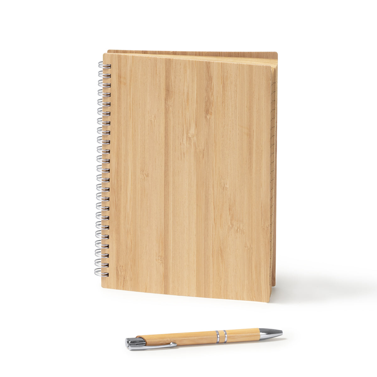 Set Quaderno e Penna in Bambù