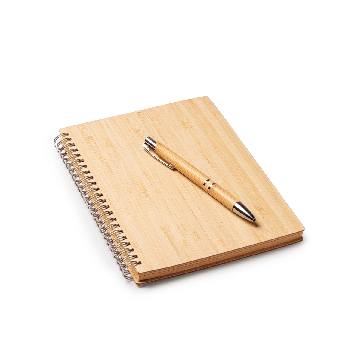 Set Quaderno e Penna in Bambù