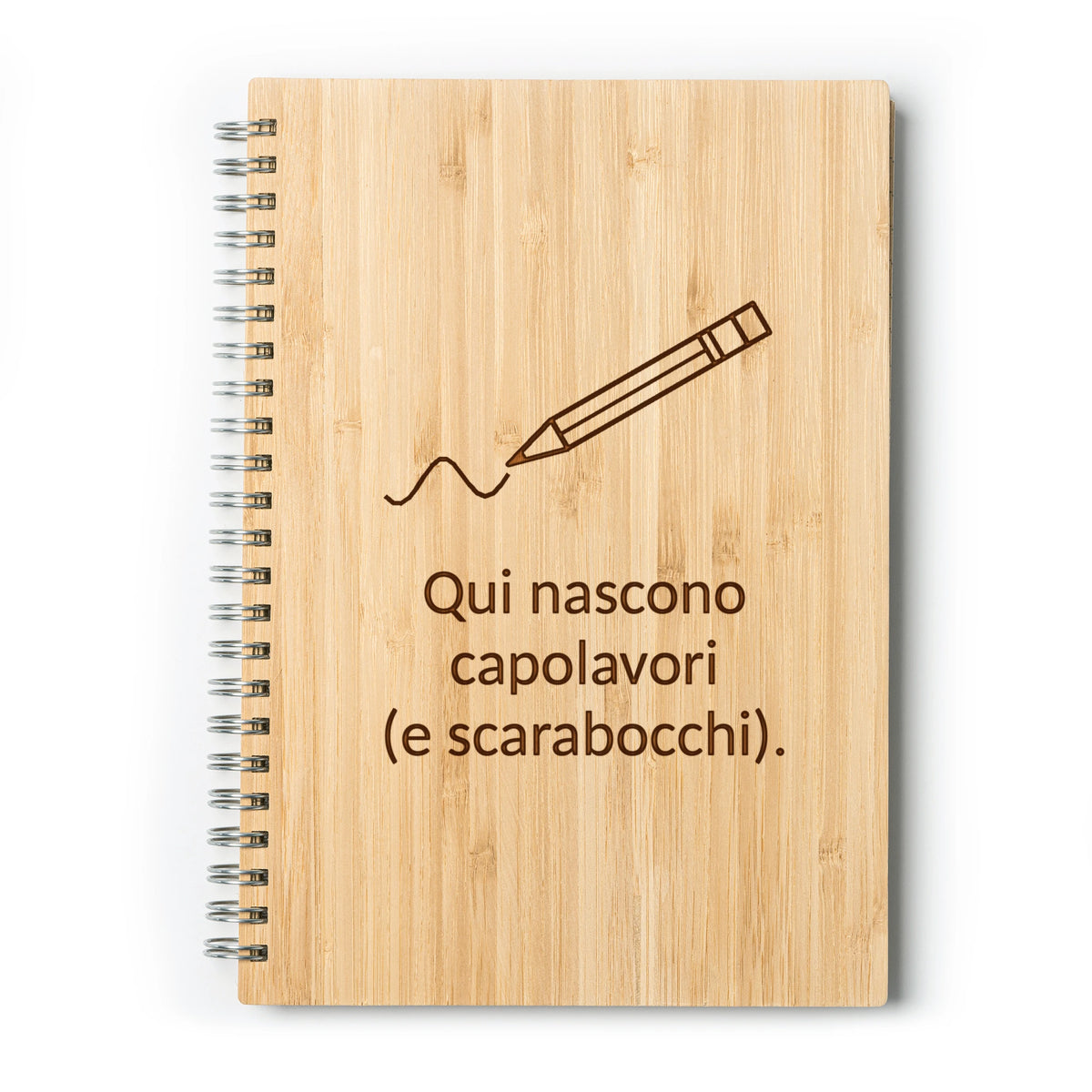 Set Quaderno e Penna in Bambù