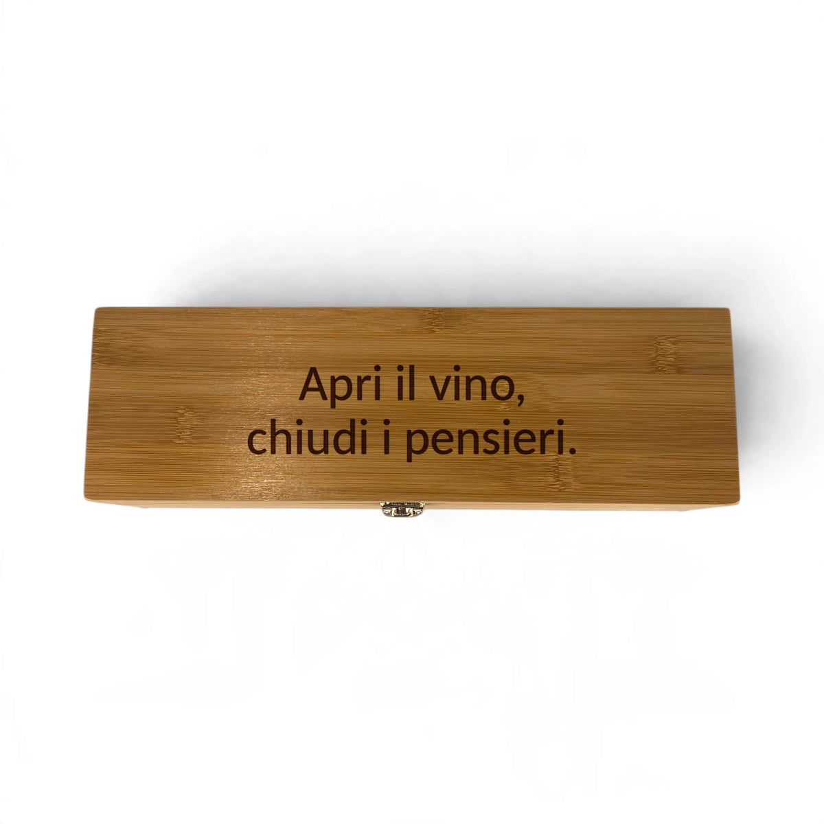 Set Vino in Bambù Personalizzato