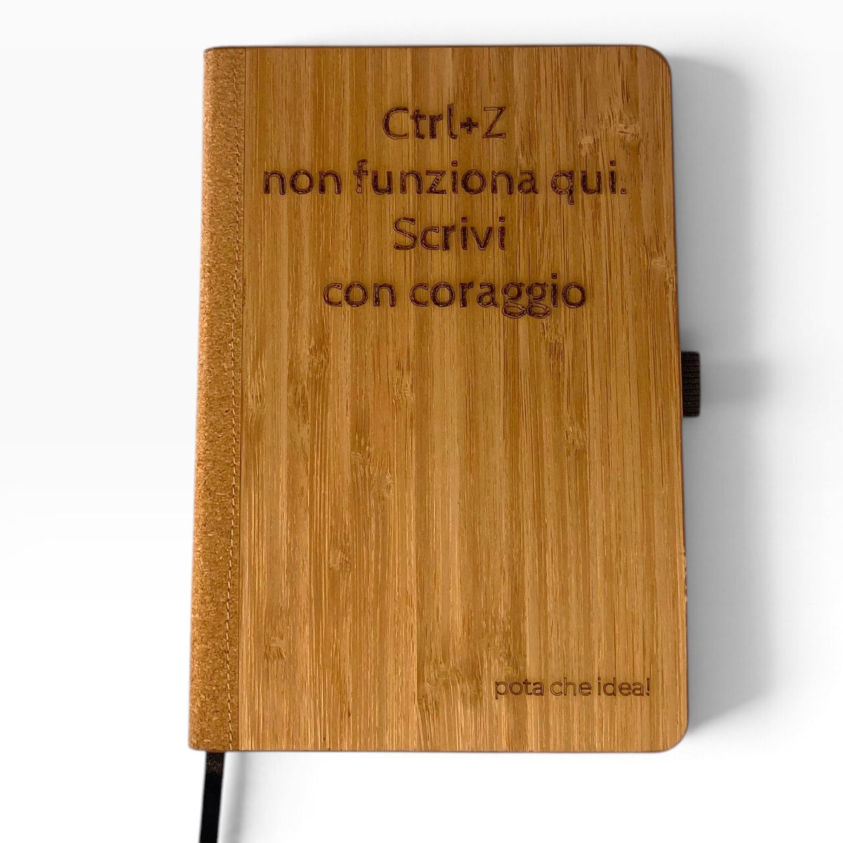 Quaderno A5 in Bambù e Sughero PERSONALIZZABILE