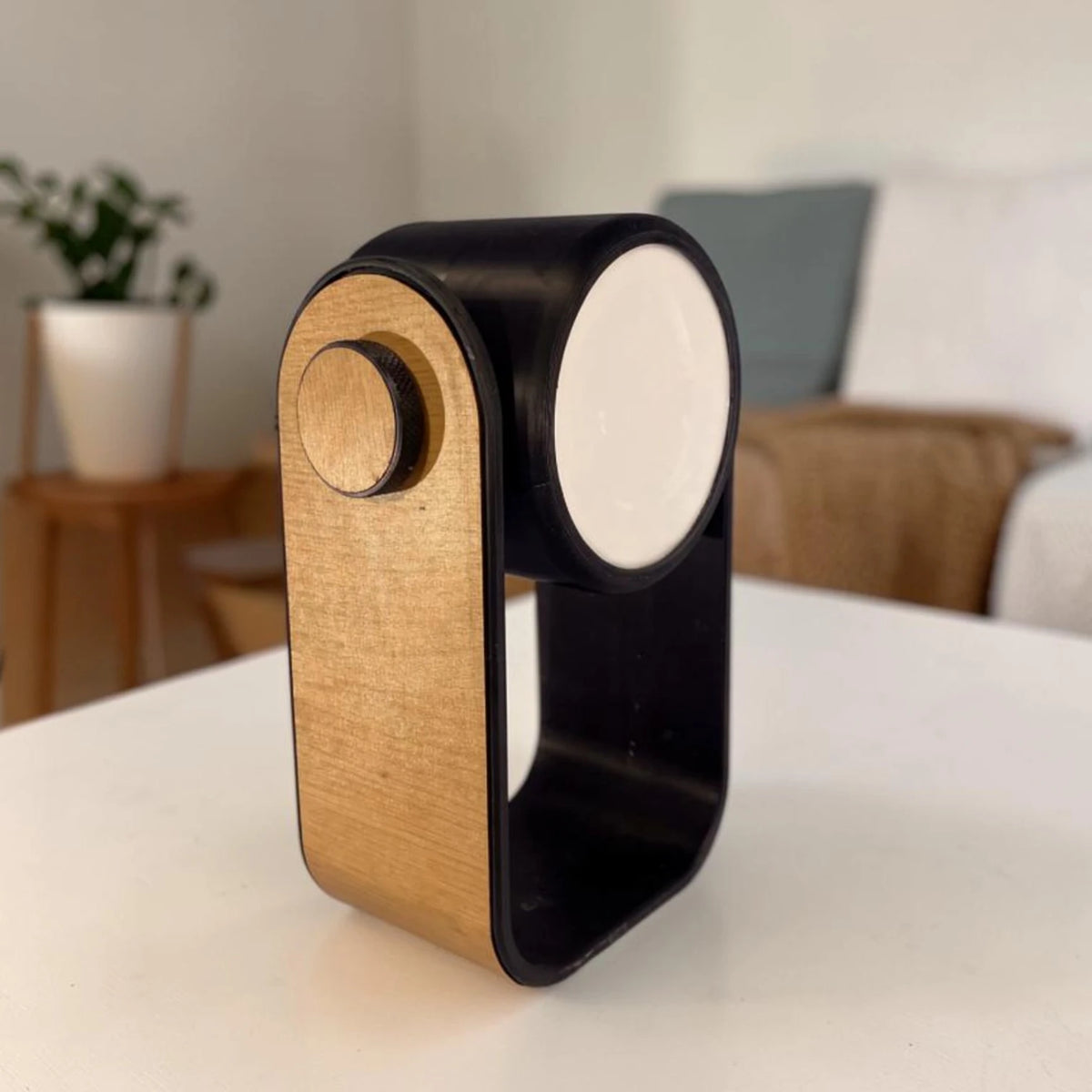 CAMILLA Lampada orientabile  con inserti in Legno